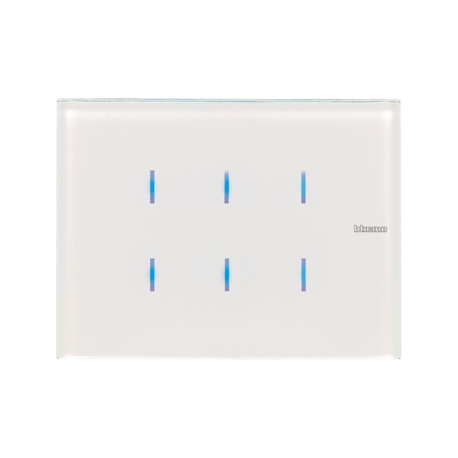 Công tắc cảm ứng KNX 6 phím Bticino, TRANSPARENT - HD4657M3KNX