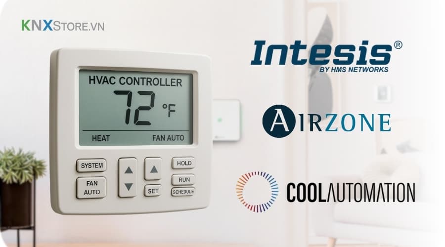 So Sánh 4 Giải Pháp Gateway HVAC Cho KNX: Intesis, CoolAutomation, Airzone, Core