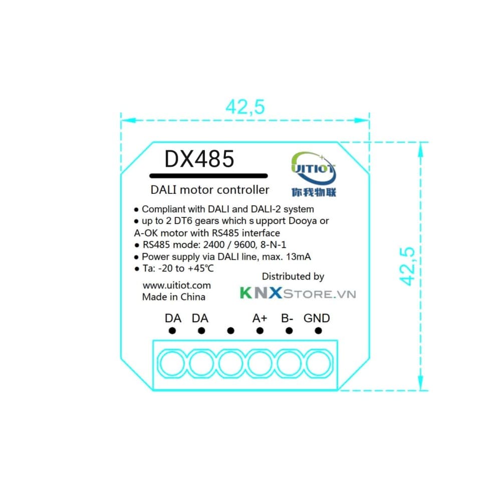 Bộ điều khiển rèm thông minh DALI-2 - DX485/DC292