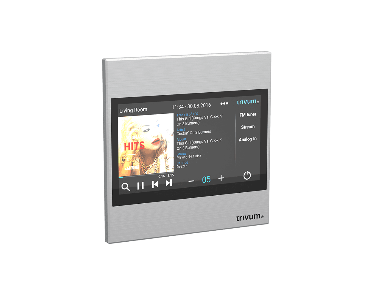 Màn hình cảm ứng KNX 4.3 inch Ethernet TouchPad4 Trivum