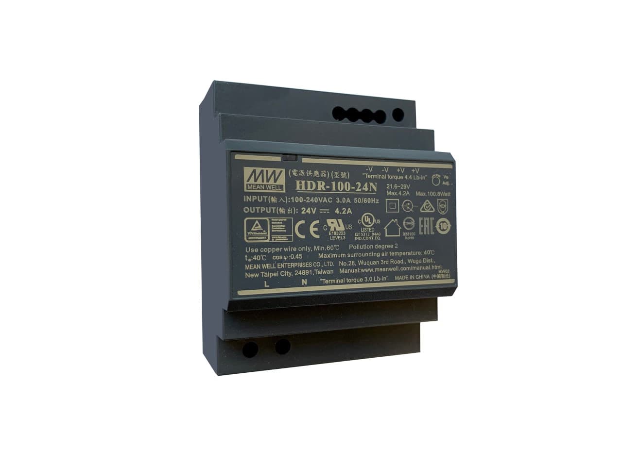 Trivum PS24/100: Nguồn 24V 3,83A DIN Rail Cho Dòng REGLine