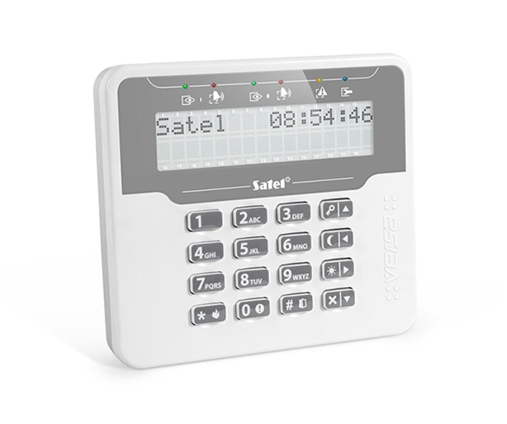 Màn hình điều khiển hệ thống an ninh Satel - VERSA-LCDM-WH