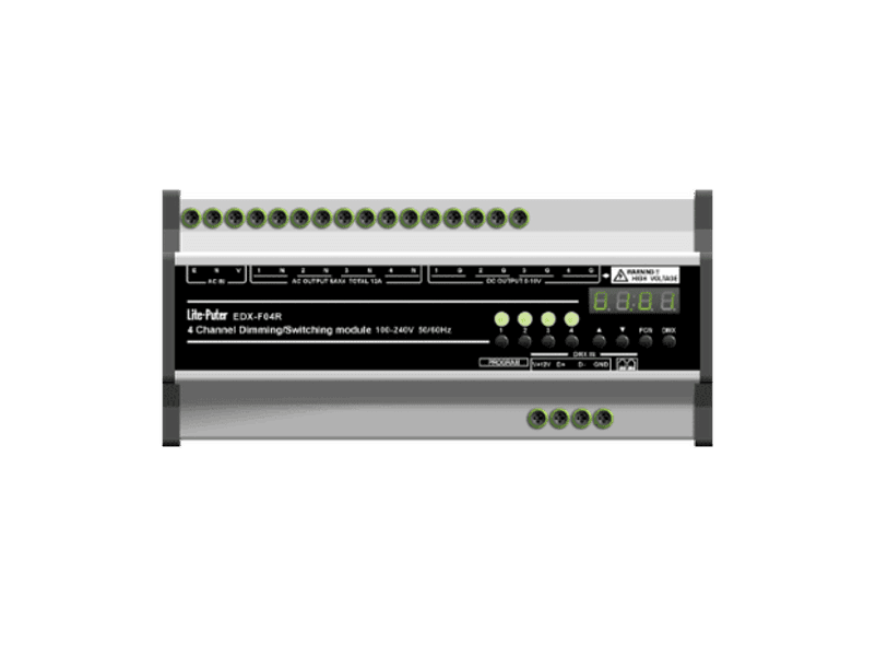 Bộ điều khiển chiếu sáng 4 kênh DMX Lite-Puter - EDX-F04R