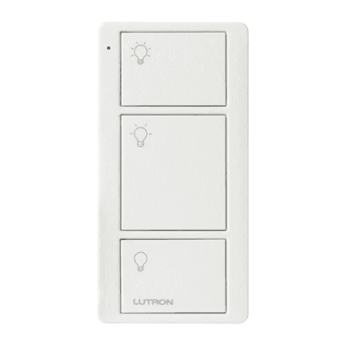 Bộ điều khiển không dây Pico 3 nút bấm Lutron - PK2-3B-TAW-L01