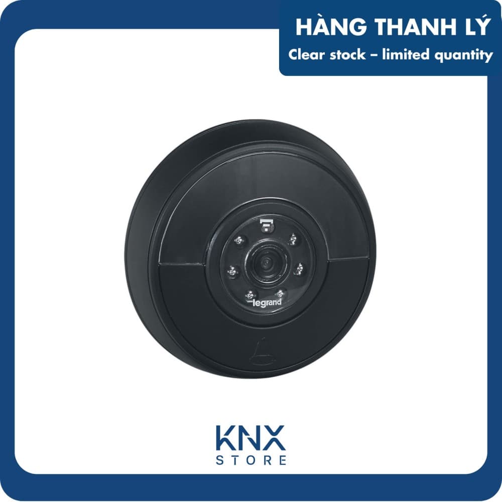 Nút bấm chuông cửa đen Legrand - 094231