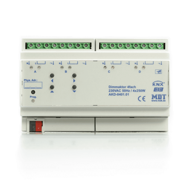Chiết áp điện tử KNX 4 ngõ ra 250W MDT - AKD-0401.01