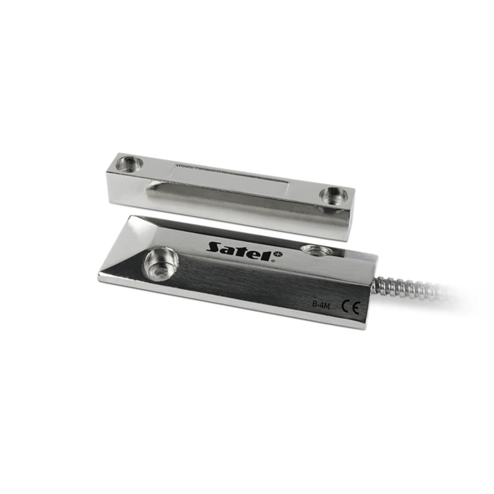 Cảm biến từ gắn cửa cổng kim loại Satel - B-4M