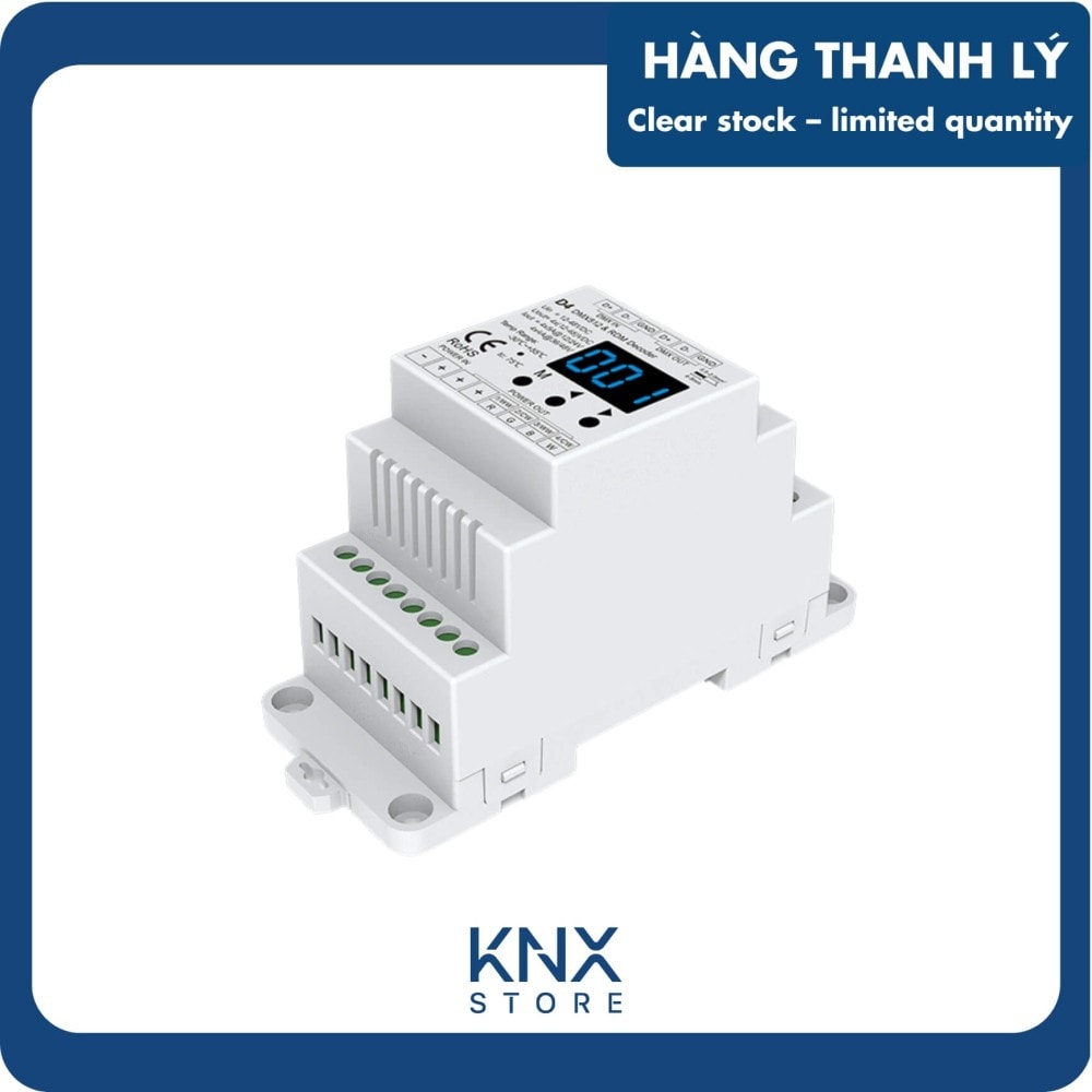 Bộ giải mã DMX 4 kênh*5A 12-48VDC CV - D4