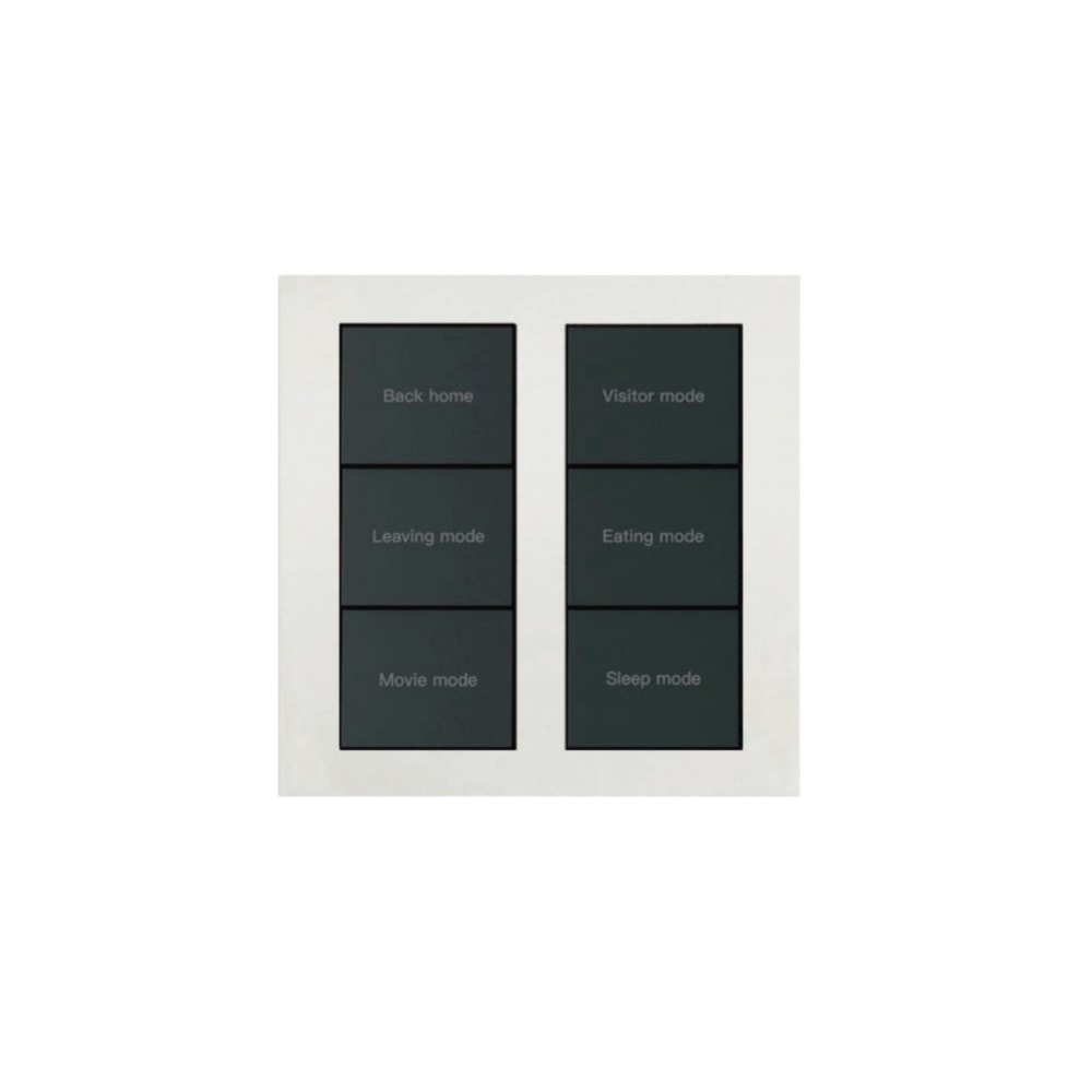 Công tắc điều khiển 6 phím không dây Casambi Siqitech D1-CB01