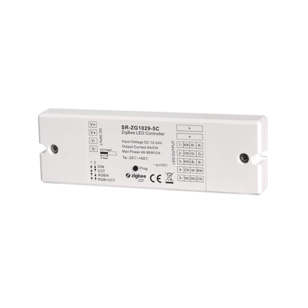 Bộ điều khiển LED dây CV RGBW ZigBee Matter - AI-ZGCV-5M