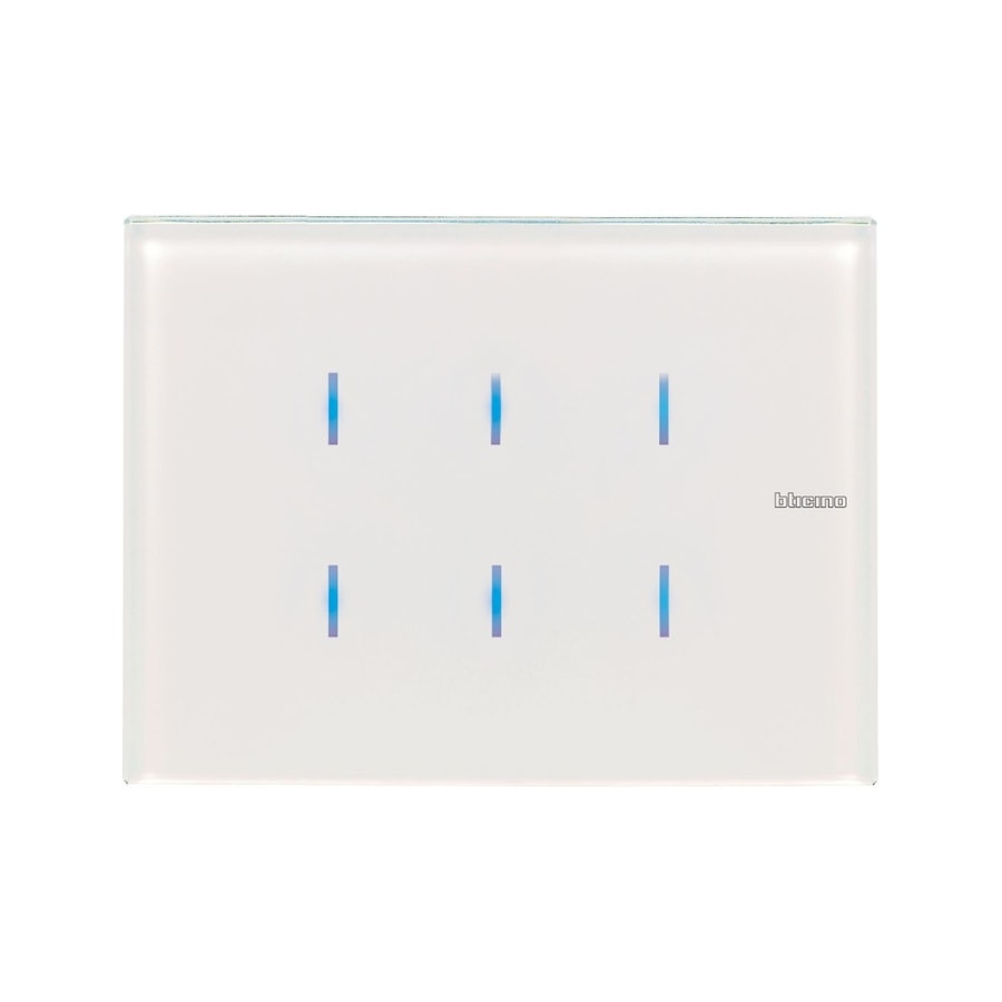 Công tắc cảm ứng KNX 6 phím Bticino, TRANSPARENT - HD4657M3KNX