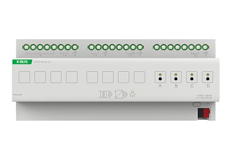 Bộ điều khiển dimmer 4 kênh KNX GVS - KA/D 0415.S.1