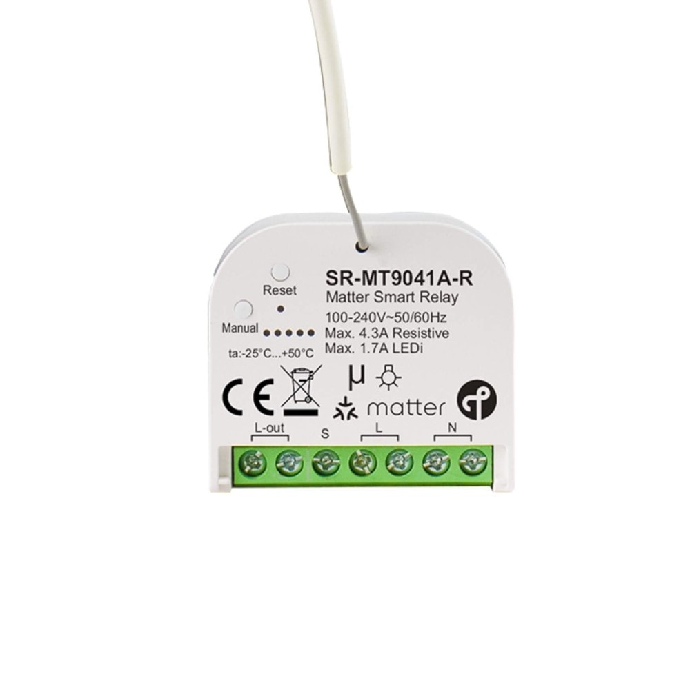 Bộ điều khiển on/off Matter over Thread + ZigBee Sunricher - SR-MT9041A-R
