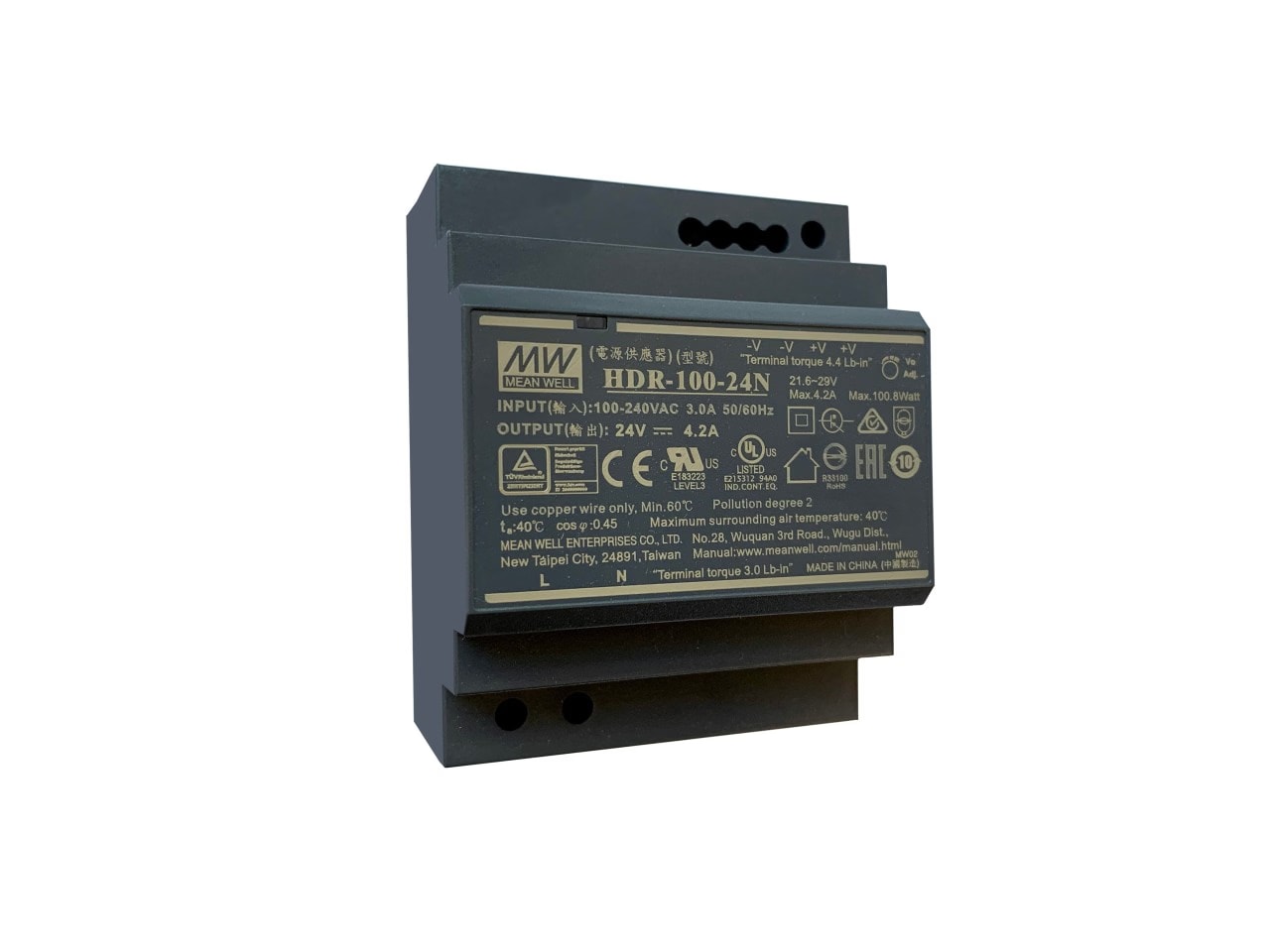 Trivum PS24/100: Nguồn 24V 3,83A DIN Rail Cho Dòng REGLine
