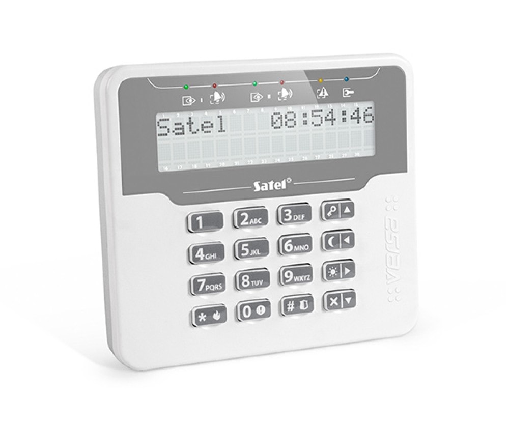 Màn hình điều khiển hệ thống an ninh Satel - VERSA-LCDM-WH