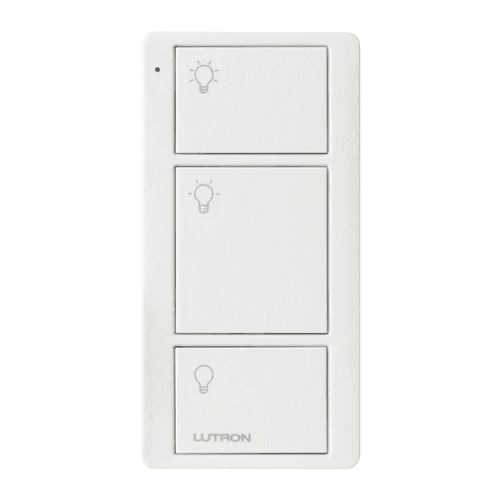 Bộ điều khiển không dây Pico 3 nút bấm Lutron - PK2-3B-TAW-L01