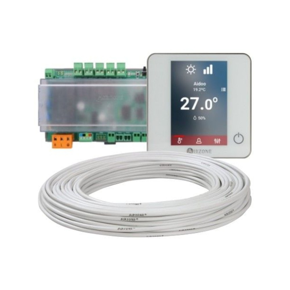 Gói điều khiển máy lạnh FCU Aidoo Pro và thermostat Blueface có dây Airzone - AZAI6WSPFANBFC