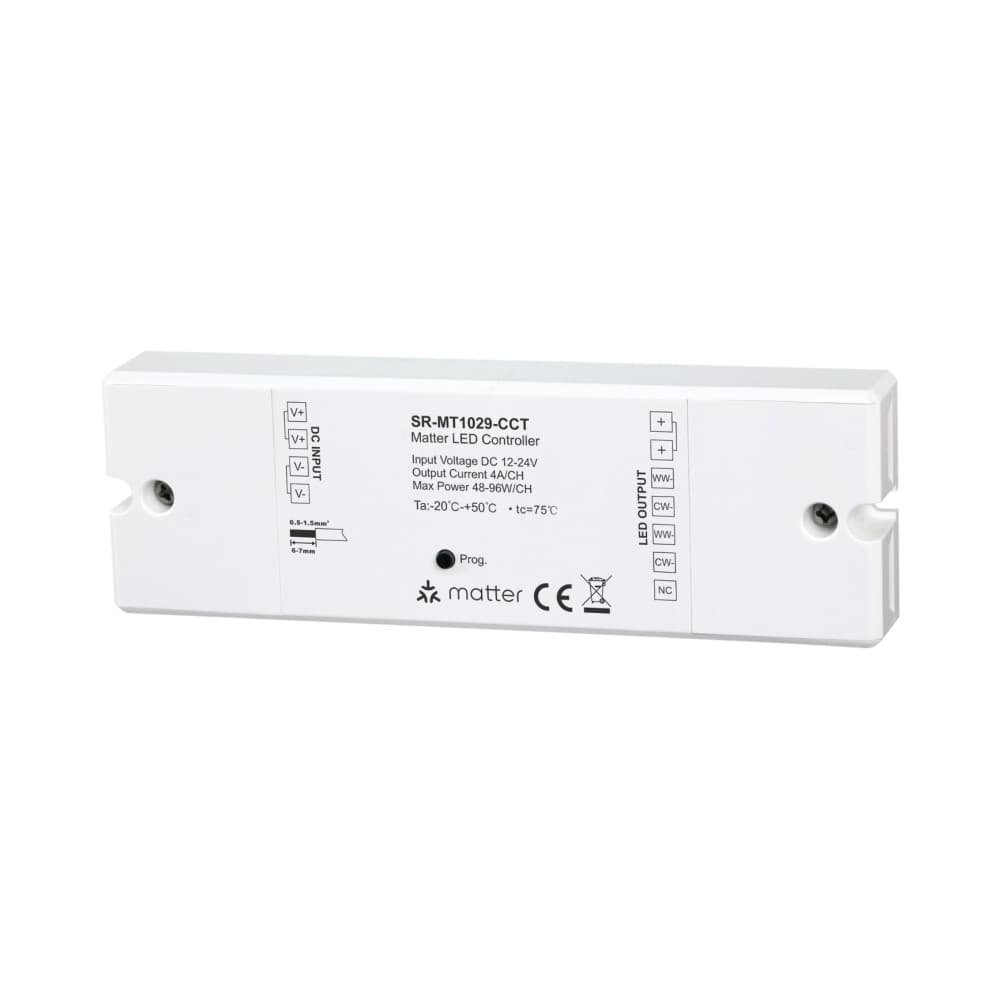 Bộ điều khiển LED CCT Matter over Thread + Zigbee Sunricher - SR-MT1029-CCT