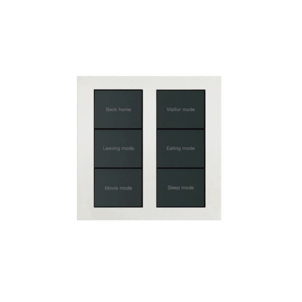 Công tắc điều khiển 6 phím không dây Casambi Siqitech D1-CB01