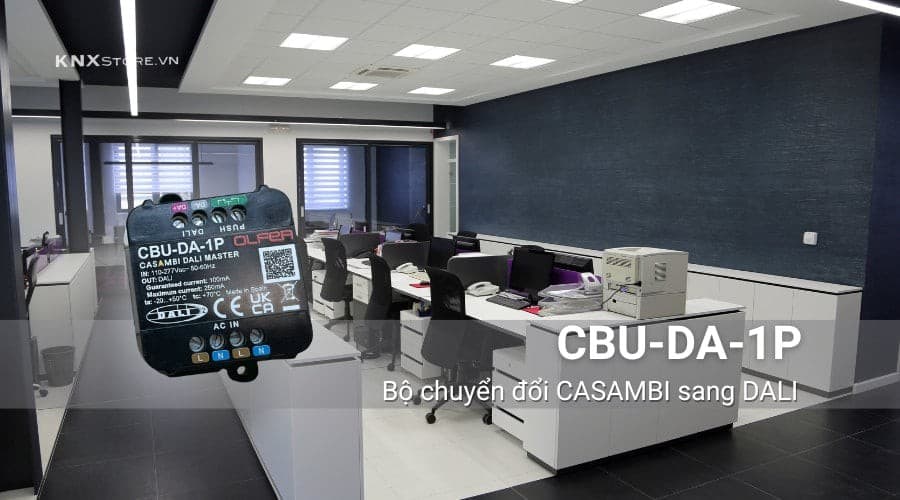 Tính linh hoạt của CBU-DA-1P qua các Casambi Profile