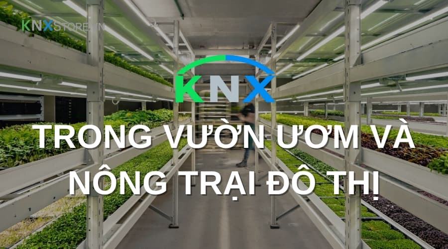 KNX điều khiển thông minh trong vườn ươm và trang trại đô thị như thế nào?