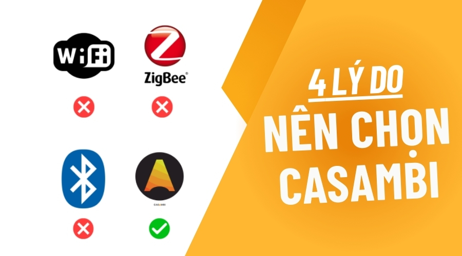 4 lý do khiến kỹ sư chiếu sáng chuyên nghiệp vẫn chọn Casambi thay vì Zigbee, Z-wave hay Wifi