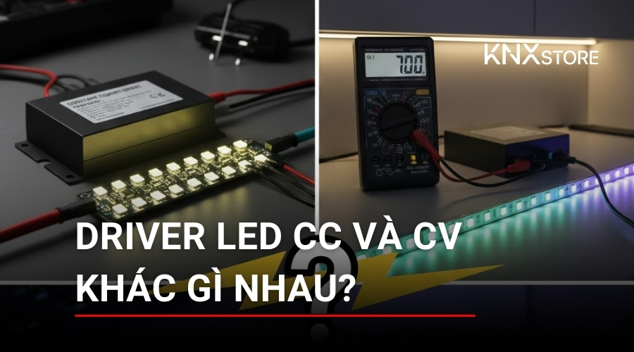 Driver đèn LED Constant Current và Constant Voltage có gì khác nhau?