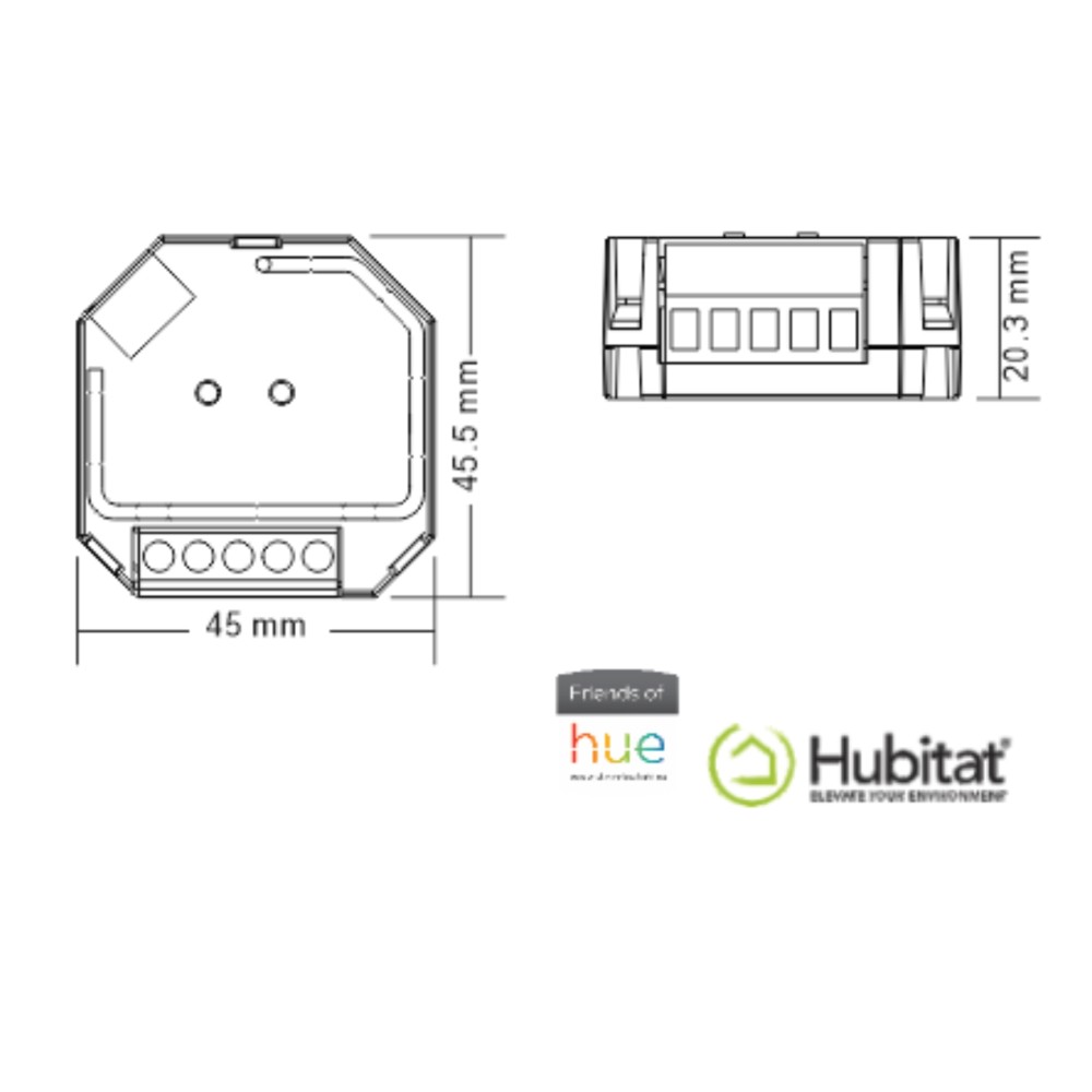 Bộ điều khiển dimmer Zigbee tăng giảm độ sáng Triac - AI-ZGDP-1M slide 2