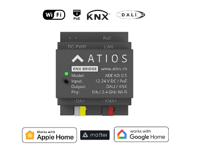 KNX bridge hỗ trợ Apple HomeKit Atios - ADE-KD