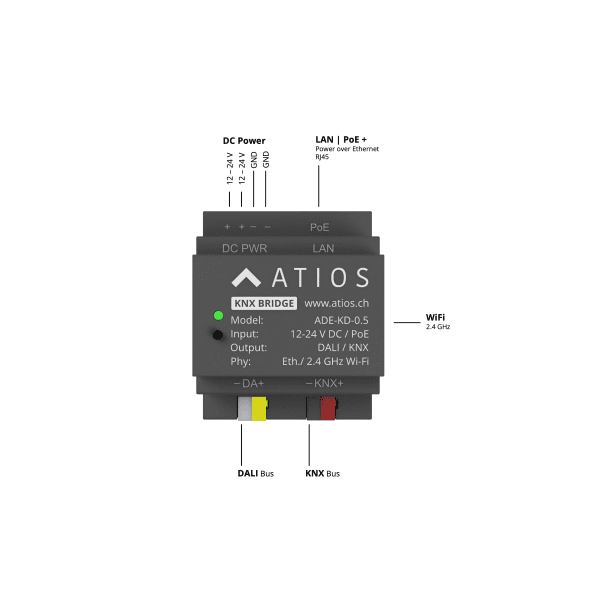 KNX bridge hỗ trợ Apple HomeKit Atios - ADE-KD slide 3