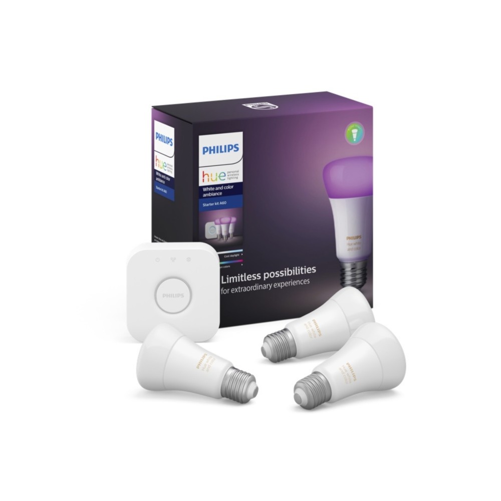 Bộ bóng đèn LED thông minh WCA 9W A60 E27 3set VN Philips Hue - 929002216821