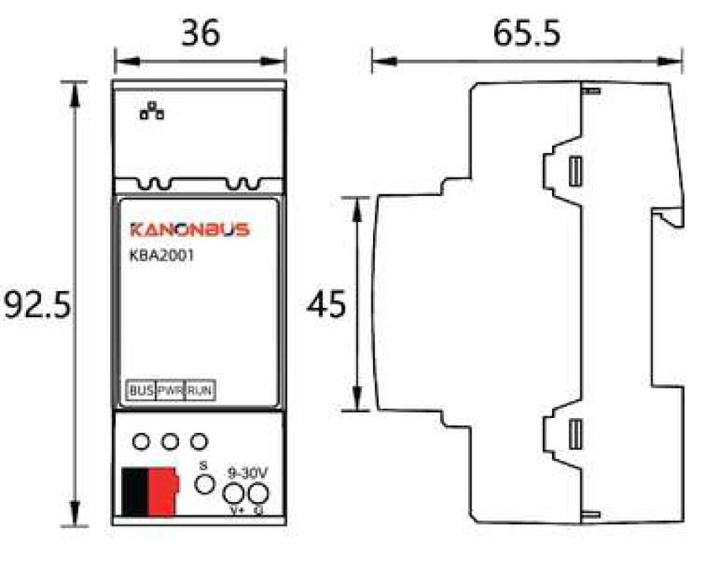 Bộ chuyển đổi KNX sang BACnet IP/Modbus TCP Kanonbus - KBA2001 slide 1