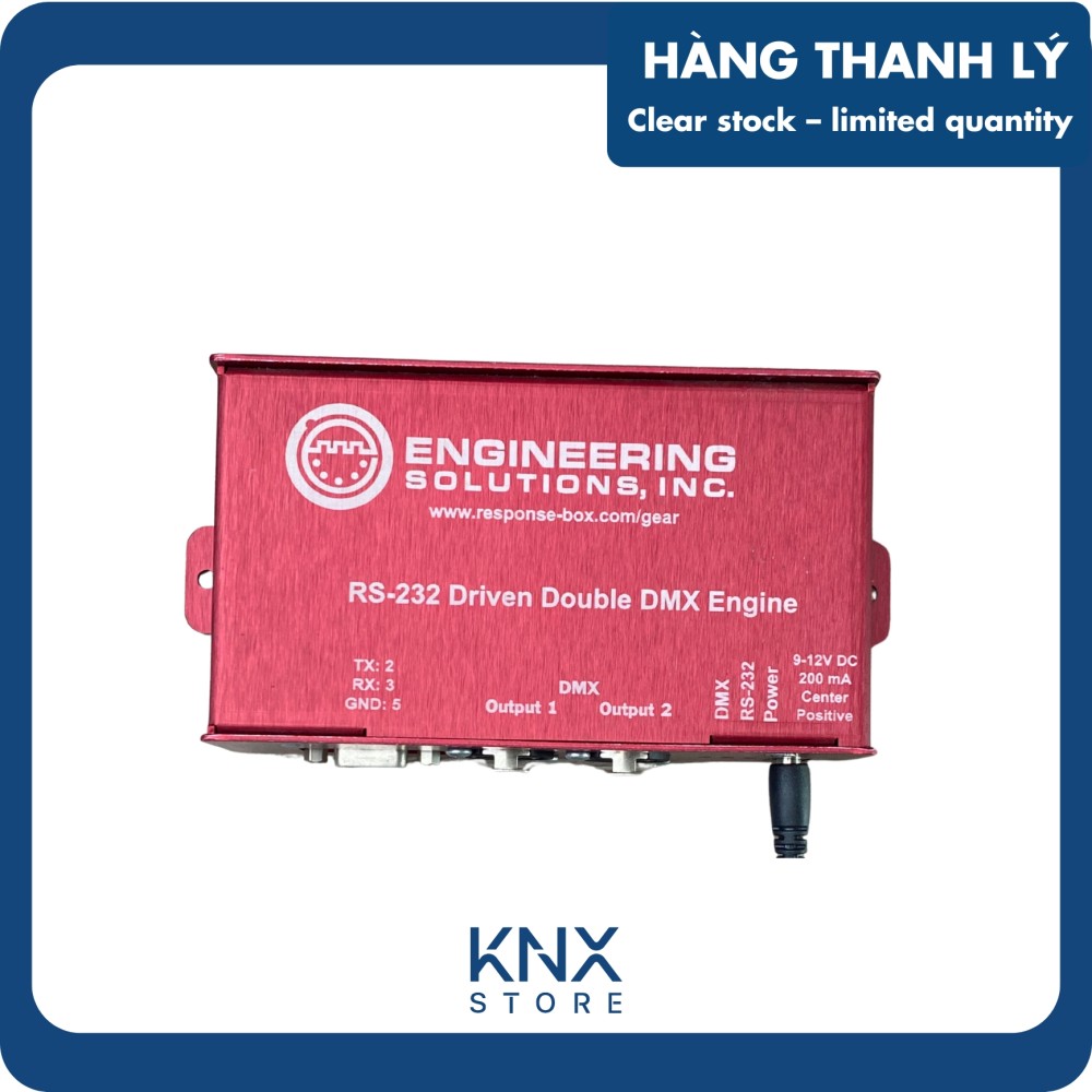 Bộ chuyển đổi RS-232 sang DMX512, chuẩn đầu ra XLR3 + RJ45 DMX Engineering - RS232 DMX ENGINE
