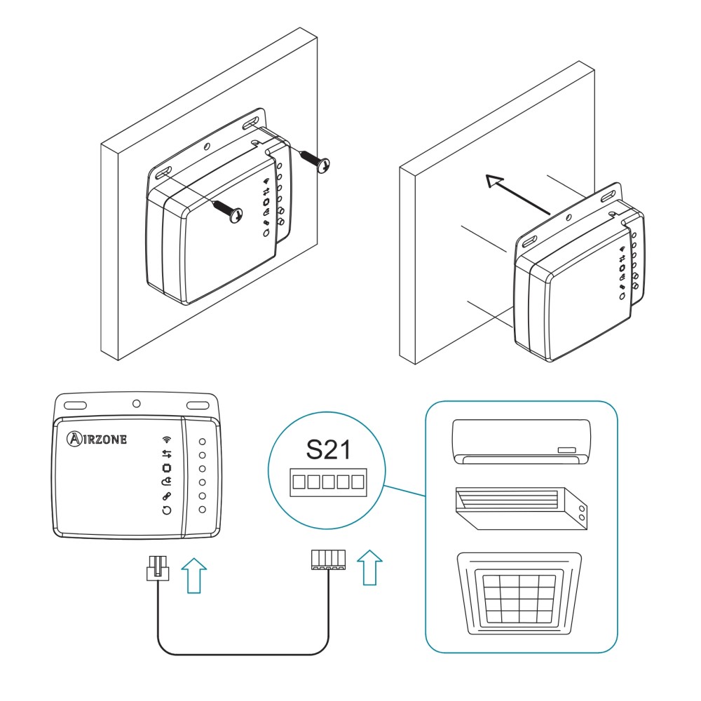 Bộ điều khiển máy lạnh cục bộ Aidoo Zigbee Daikin Residential Airzone - AZAI6ZBEDA0 slide 5