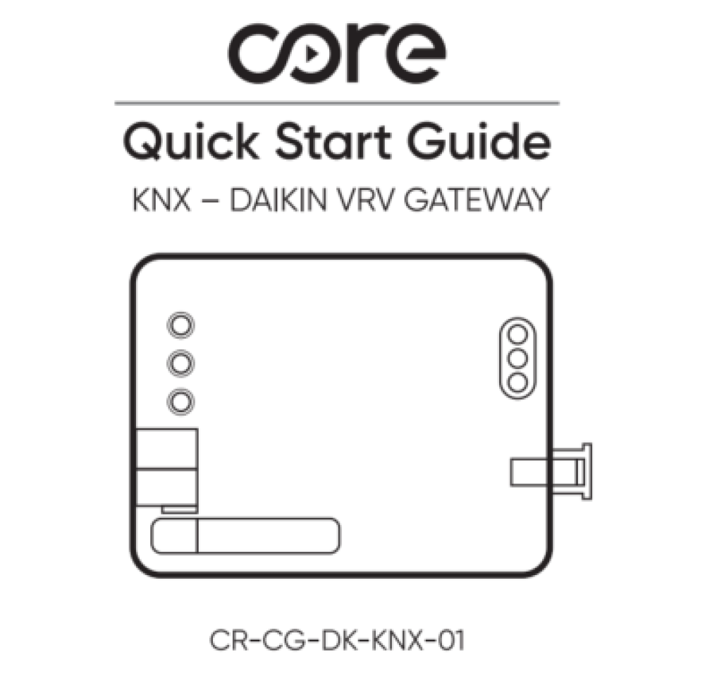 Bộ Điều Khiển Điều Hòa Daikin P1 P2 Core CR-CG-DK-KNX-01 slide 1