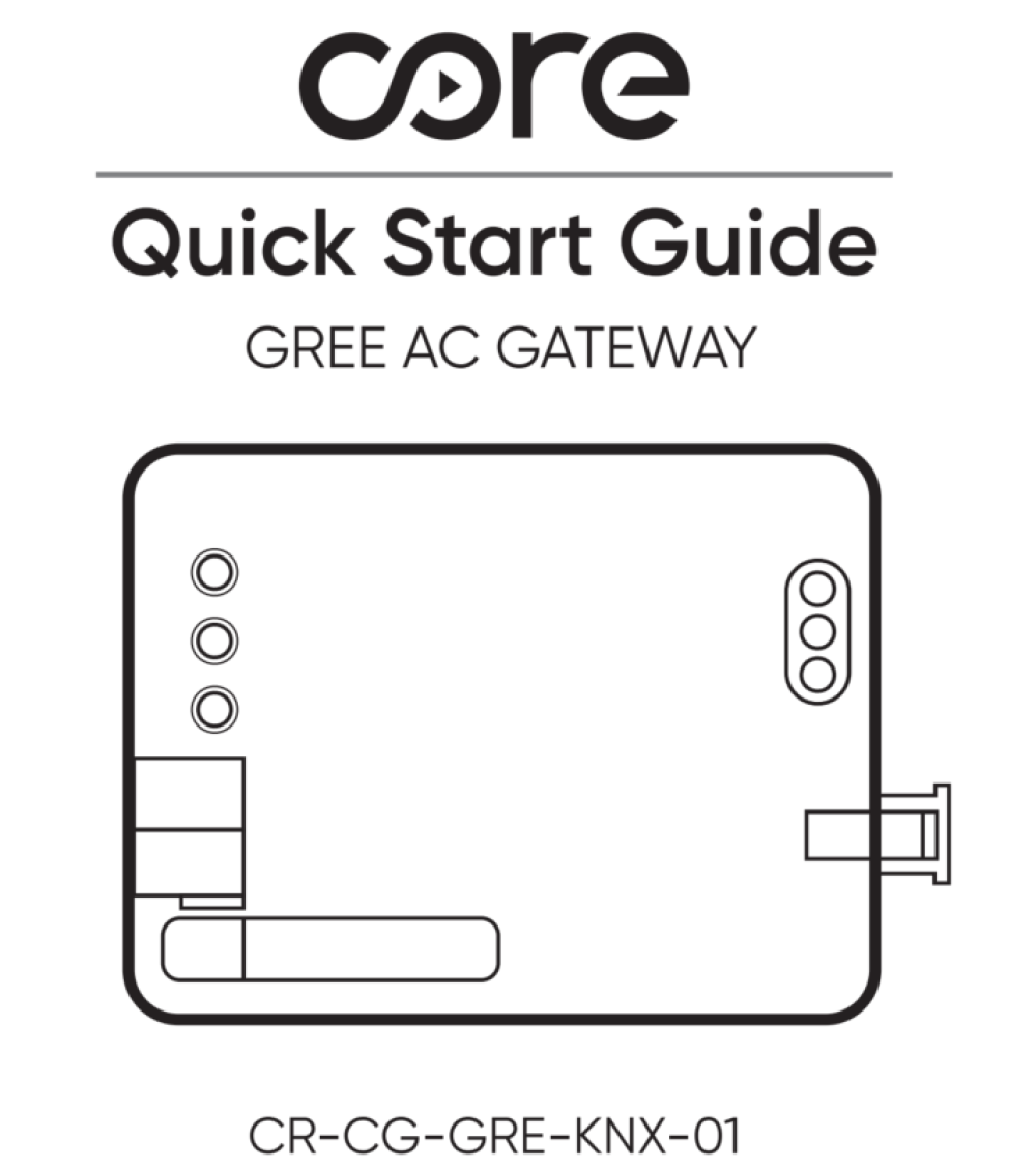 Bộ Điều Khiển Điều Hòa Gree H1 H2 Core CR-CG-GRE-KNX-01 slide 2
