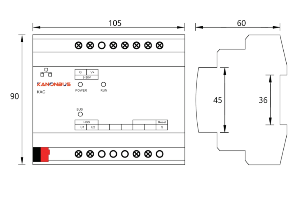 Bộ điều khiển điều hòa  VRV/VRF KNX Kanonbus- KAC002 slide 1