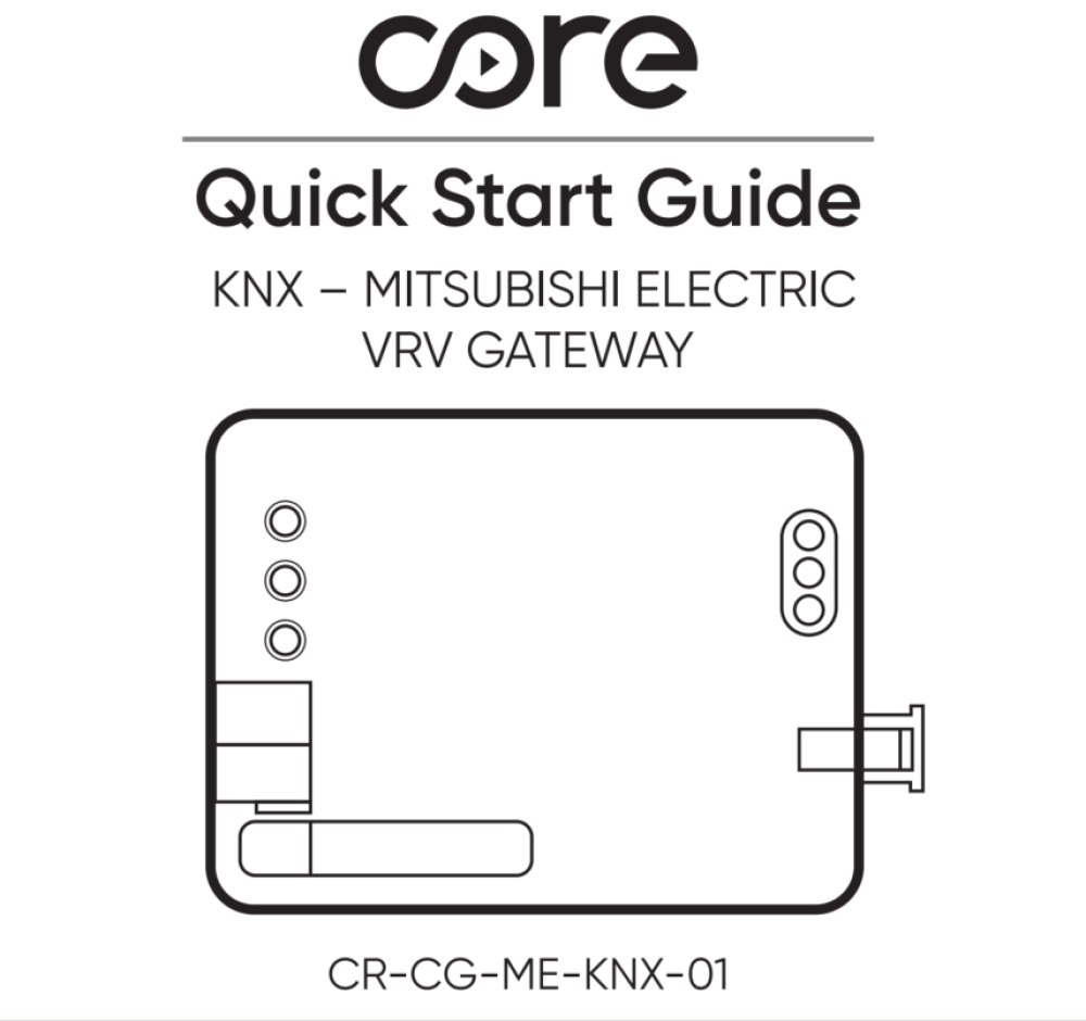 Bộ Điều Khiển Điều Hòa MITSUBISHI ELECTRIC Core CR-CG-ME-KNX-01 slide 3