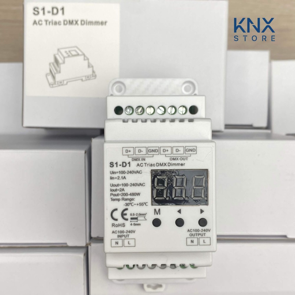 Bộ điều khiển dimmer DMX 1 kênh 2A - S1-D1 slide 5