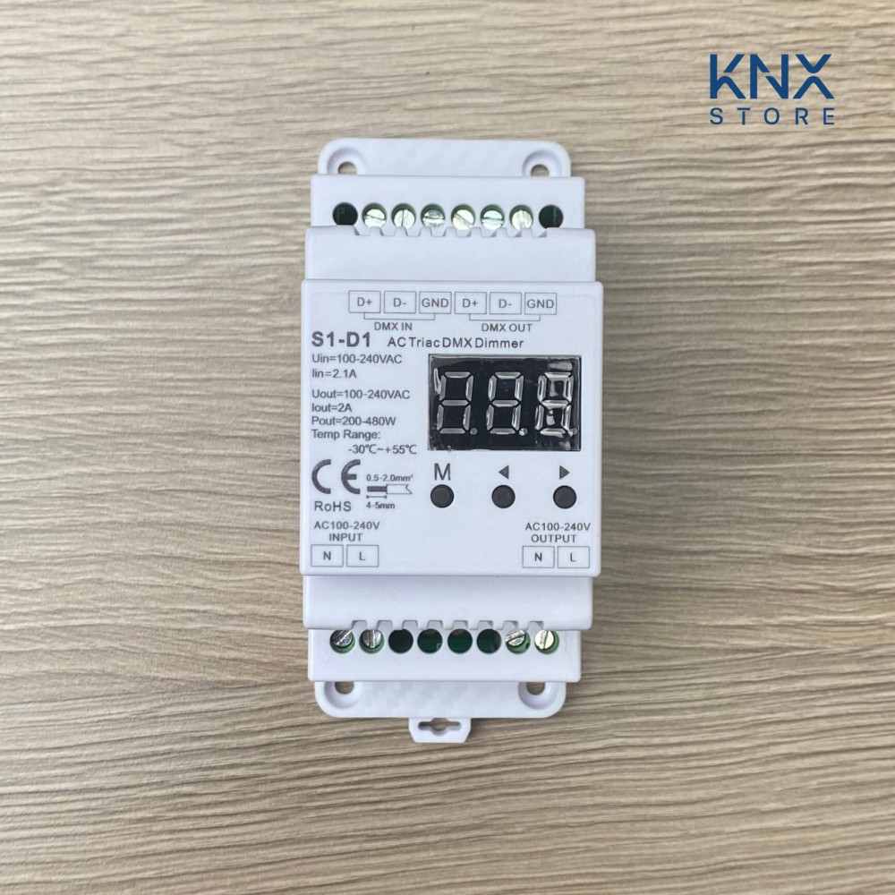 Bộ điều khiển dimmer DMX 1 kênh 2A - S1-D1 slide 6