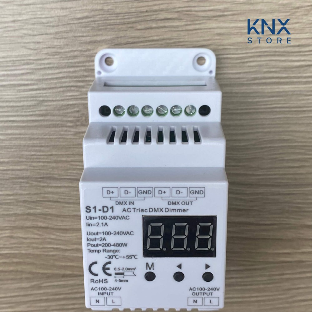 Bộ điều khiển dimmer DMX 1 kênh 2A - S1-D1 slide 8