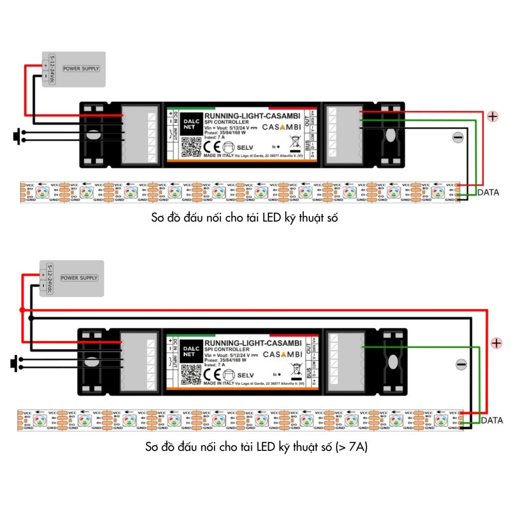 Bộ điều khiển LED Pixel SPI, 5-24V Casambi - RUNNING-LIGHT-CASAMBI slide 3