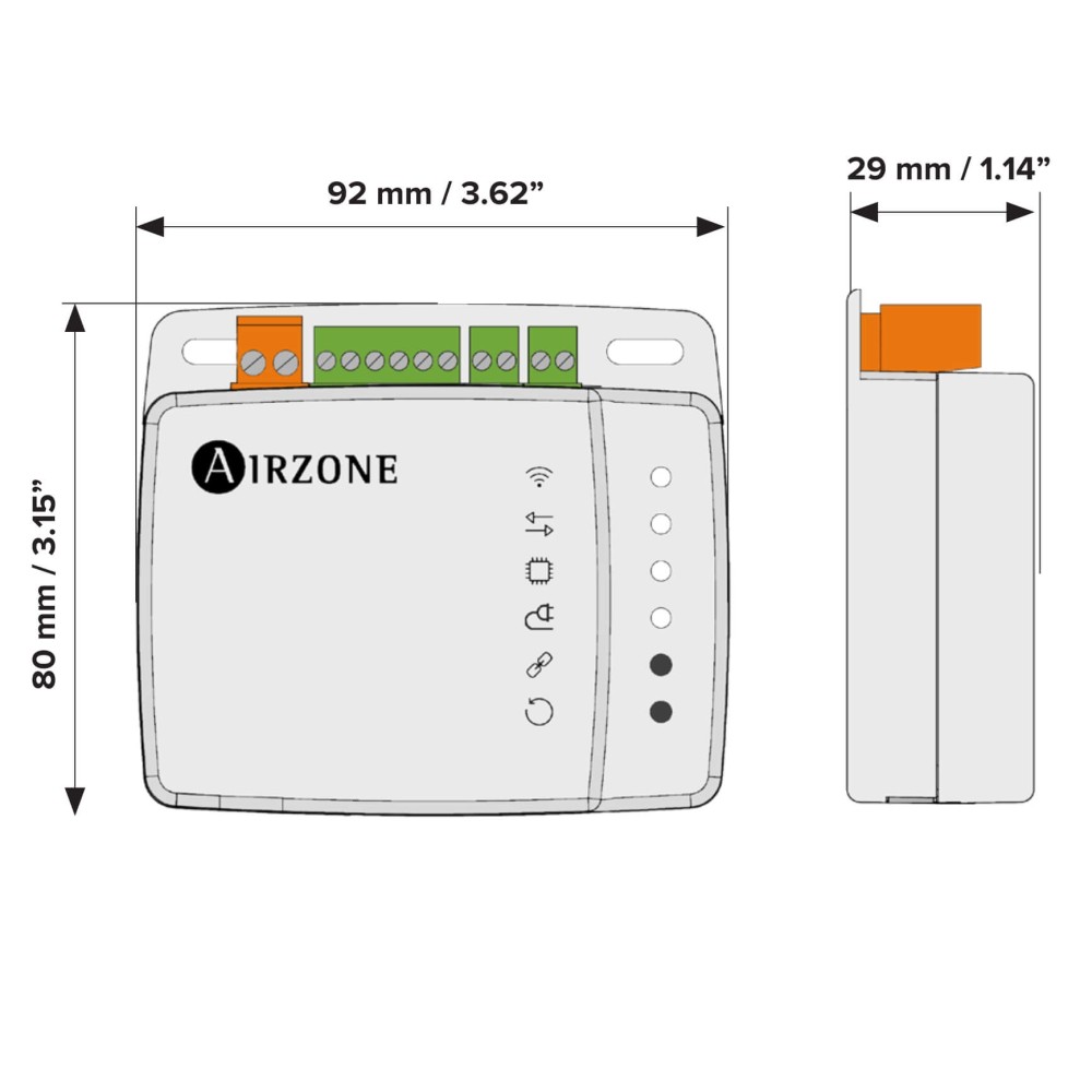 Bộ điều khiển máy lạnh cục bộ Aidoo Pro Panasonic PACi Airzone - AZAI6WSPPAN slide 3