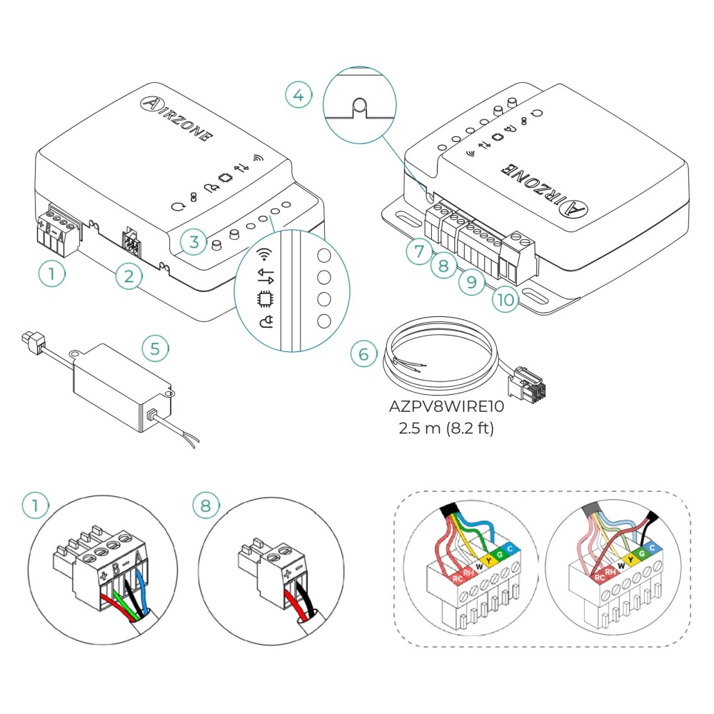Bộ điều khiển máy lạnh cục bộ Aidoo Pro Samsung Nasa Airzone - AZAI6WSPSA2 slide 2