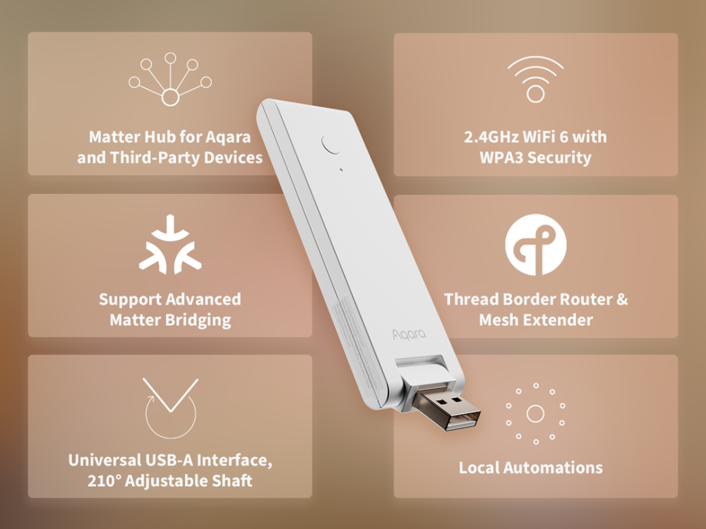 Bộ điều khiển trung tâm Hub M100 Matter Aqara - HM-G02D slide 6