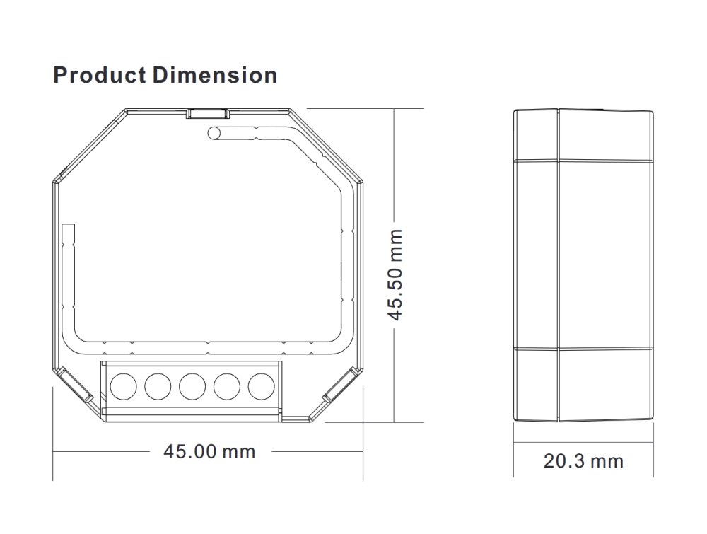 Bộ Gateway chuyển đổi DALI sang Relay 1 Kênh Sunricher SR-2701S-DT7 slide 2