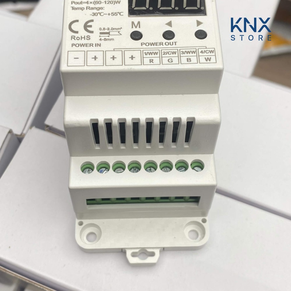 Bộ giải mã DMX 4 kênh*5A 12-48VDC CV - D4 slide 9