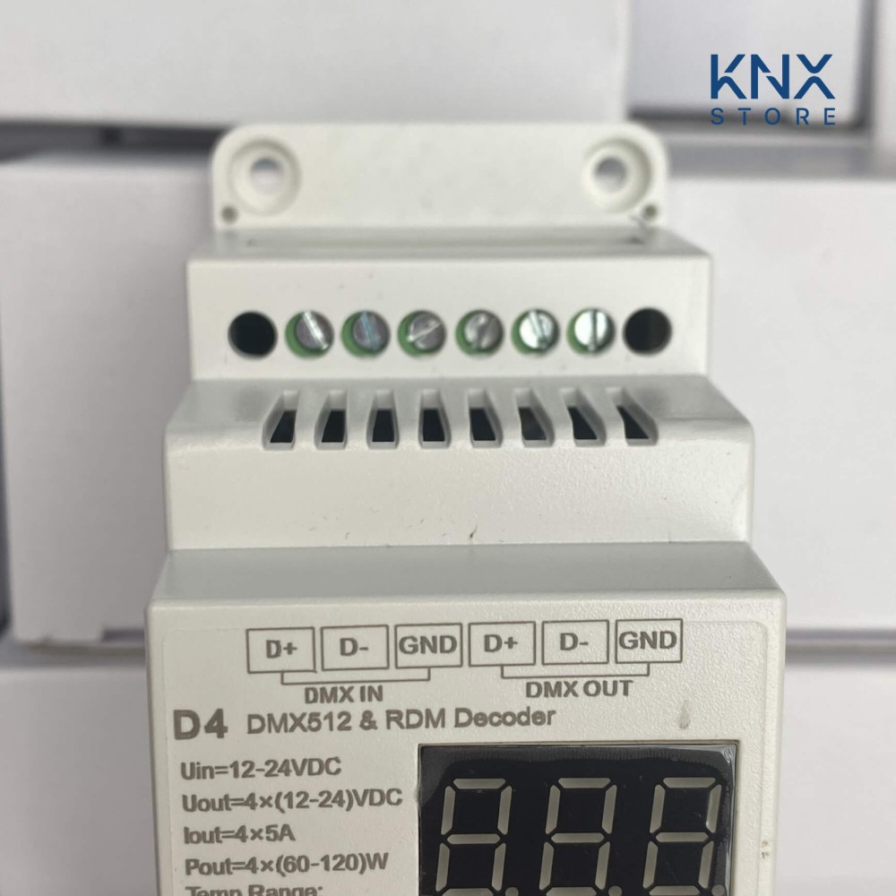 Bộ giải mã DMX 4 kênh*5A 12-48VDC CV - D4 slide 10