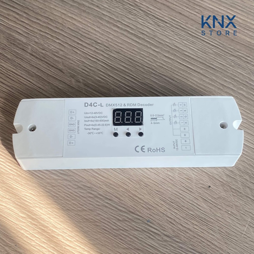 Bộ giải mã DMX512 & RDM 4 kênh (150-500mA) CC - D4C-L slide 3