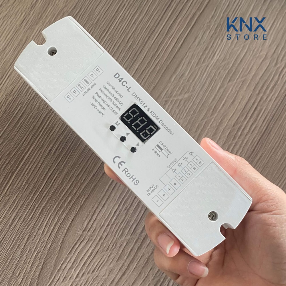 Bộ giải mã DMX512 & RDM 4 kênh (150-500mA) CC - D4C-L slide 5